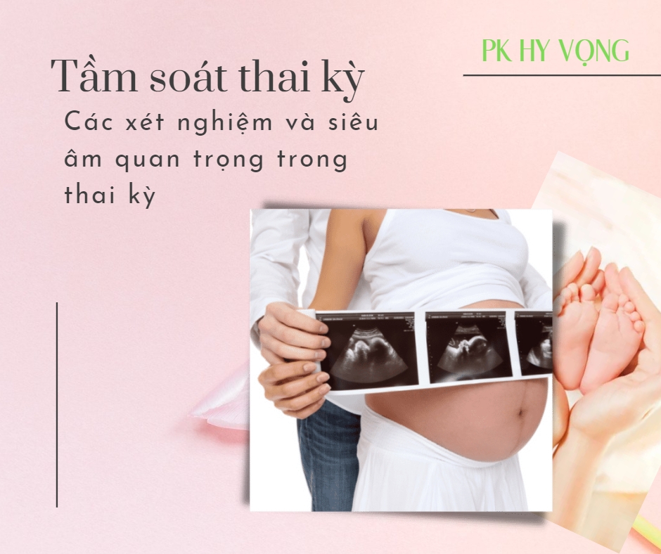 Các xét nghiệm và siêu âm quan trọng trong thai kỳ